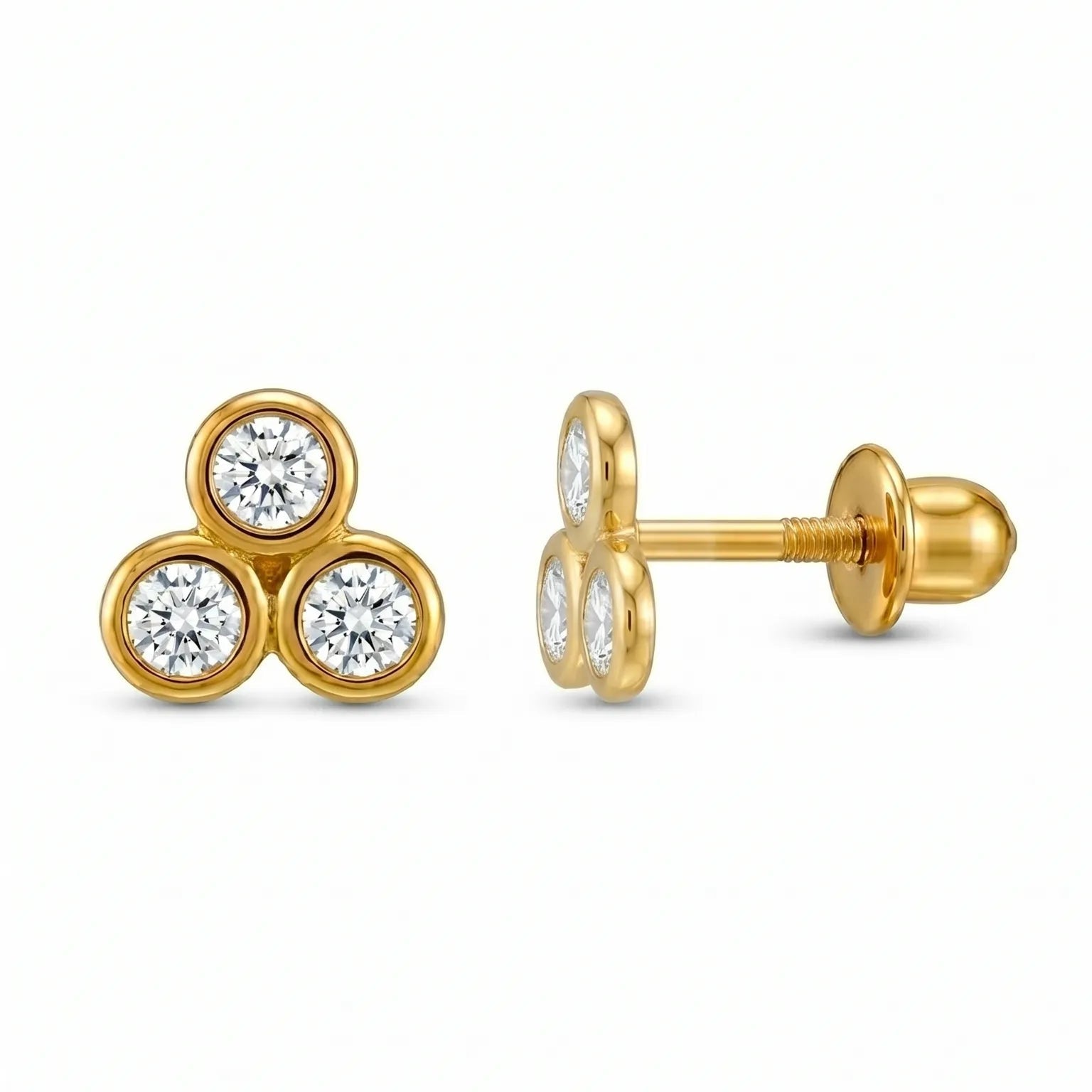 Trio Zirconia Stud