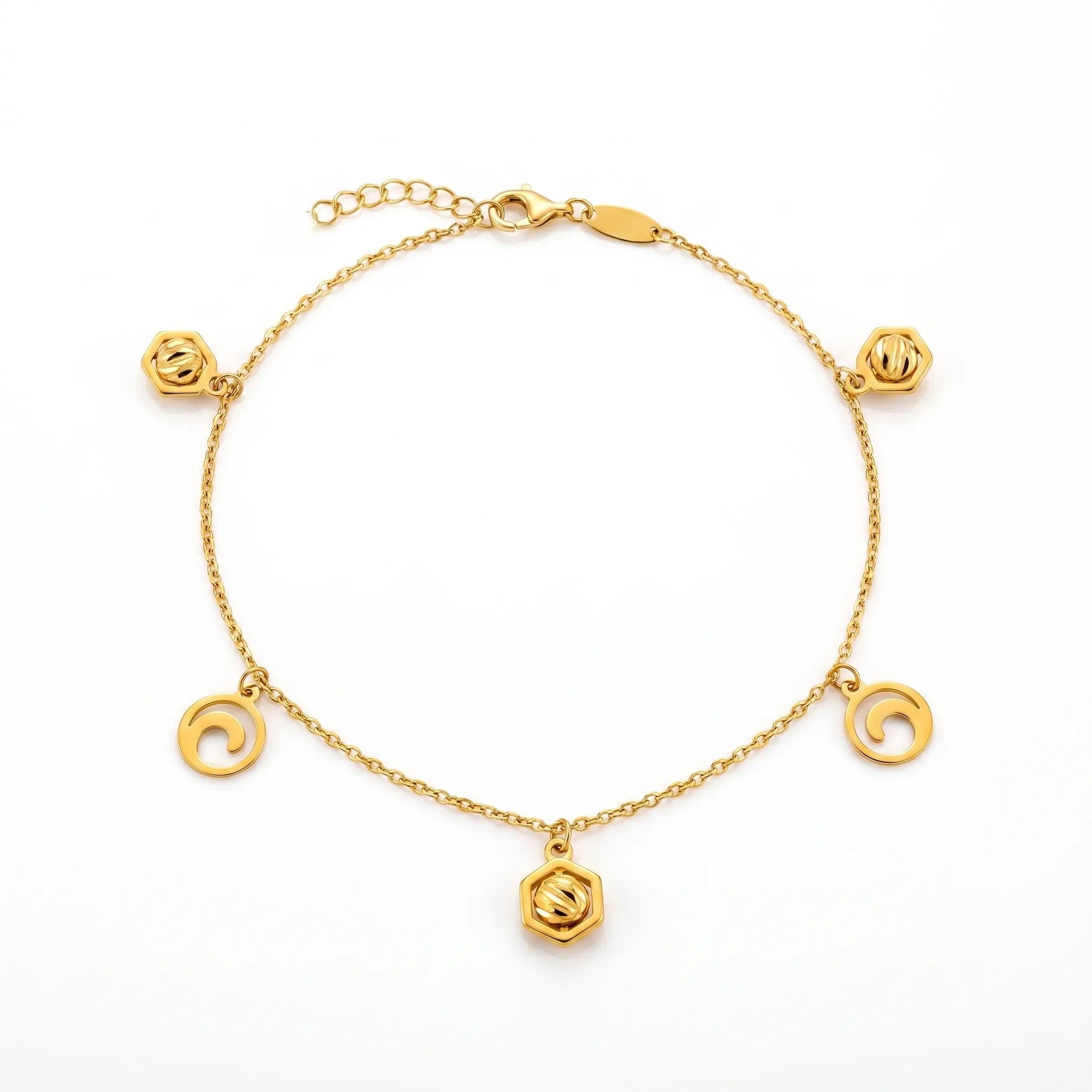 Multi-Charm Anklet