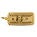 $100 Dollar Bill Pendant