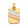 Tricolor Gold Pendant