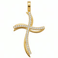 Swirl Cross Pendant