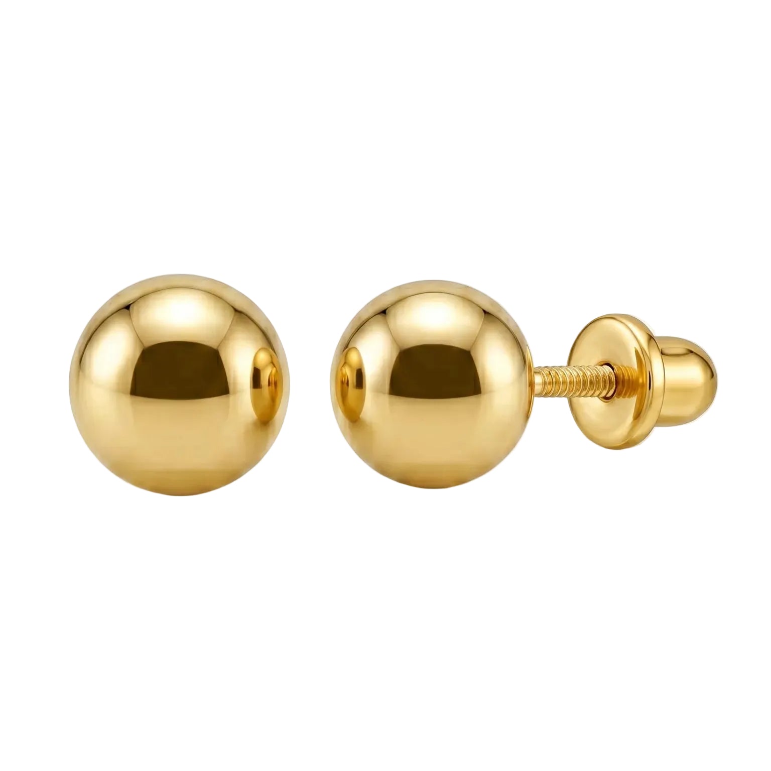Gold Ball Stud