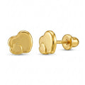 Double Heart Stud