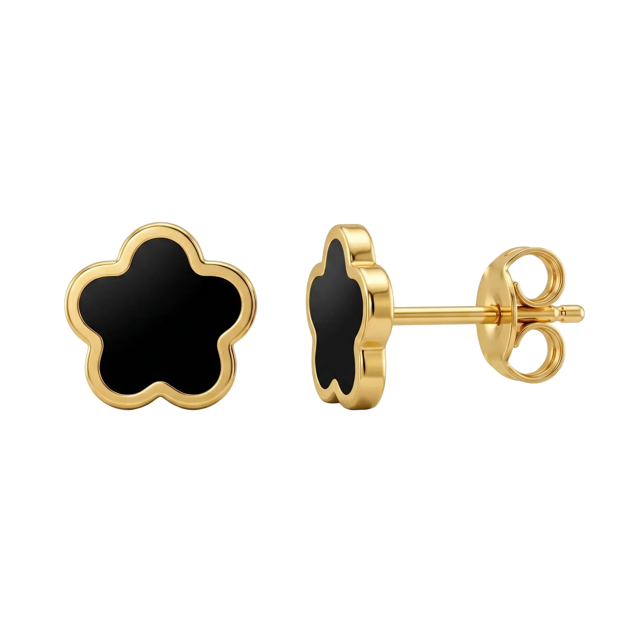 Five Leaf Black Clover Stud