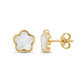 5 Leaf White Clover Stud