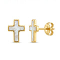 Cross White Stud