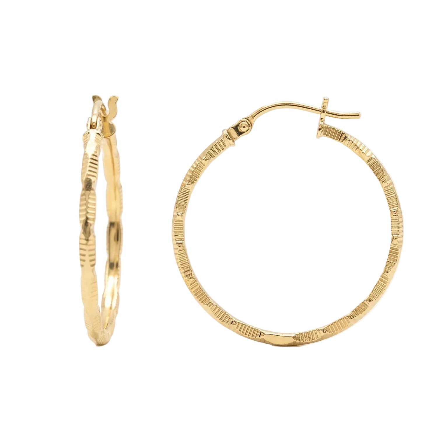 Twist Hoop Earrings