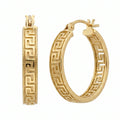Greek Hoop Earrings