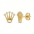 Crown Zirconia Stud