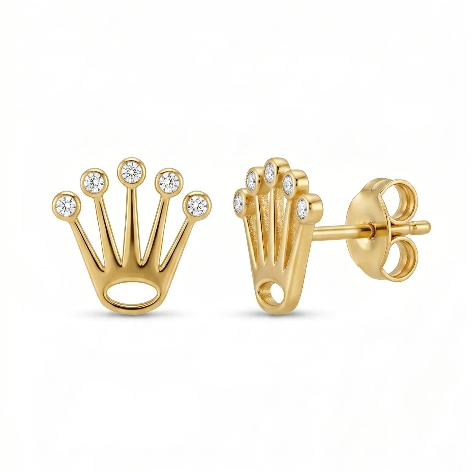Crown Zirconia Stud