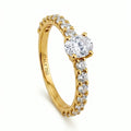 Oval Cut Zirconia Ring