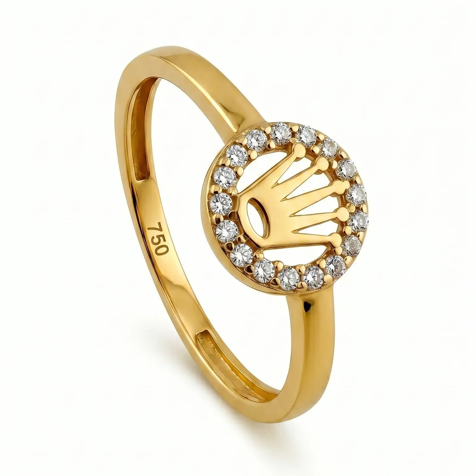 Crown Zirconia Ring