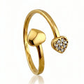 Double Heart Ring