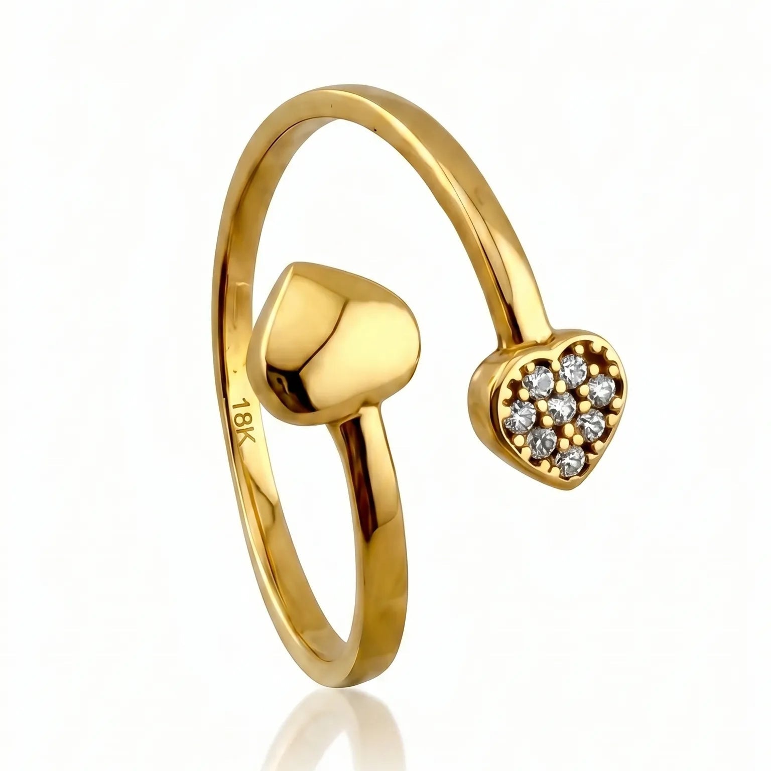 Double Heart Ring
