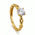 Solitaire Zirconia Ring