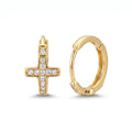 Cross Zirconia Huggies
