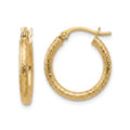 Textured Hoop Earrings