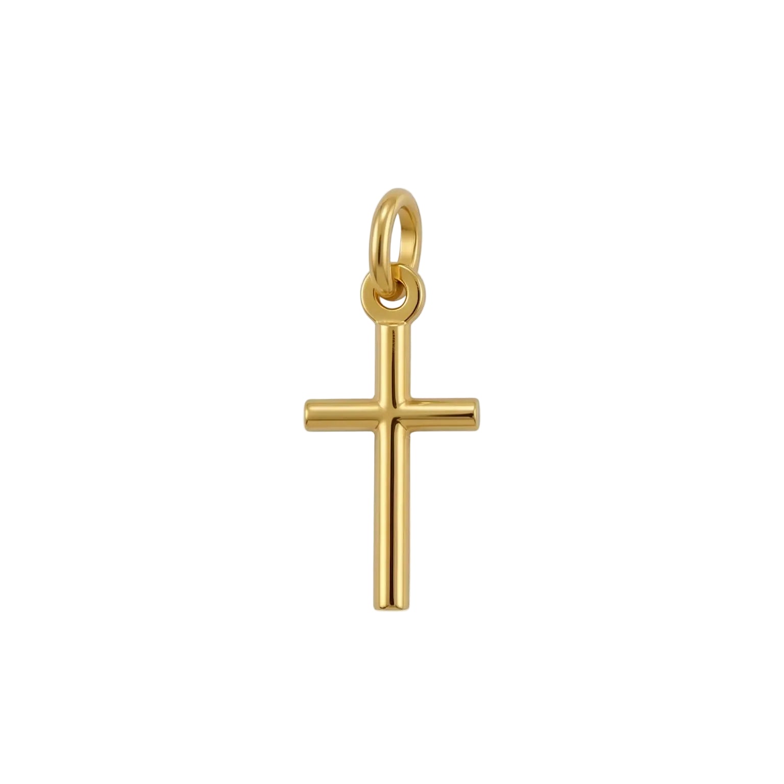 Small Halo Cross Pendant