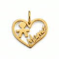 Mom Heart Pendant
