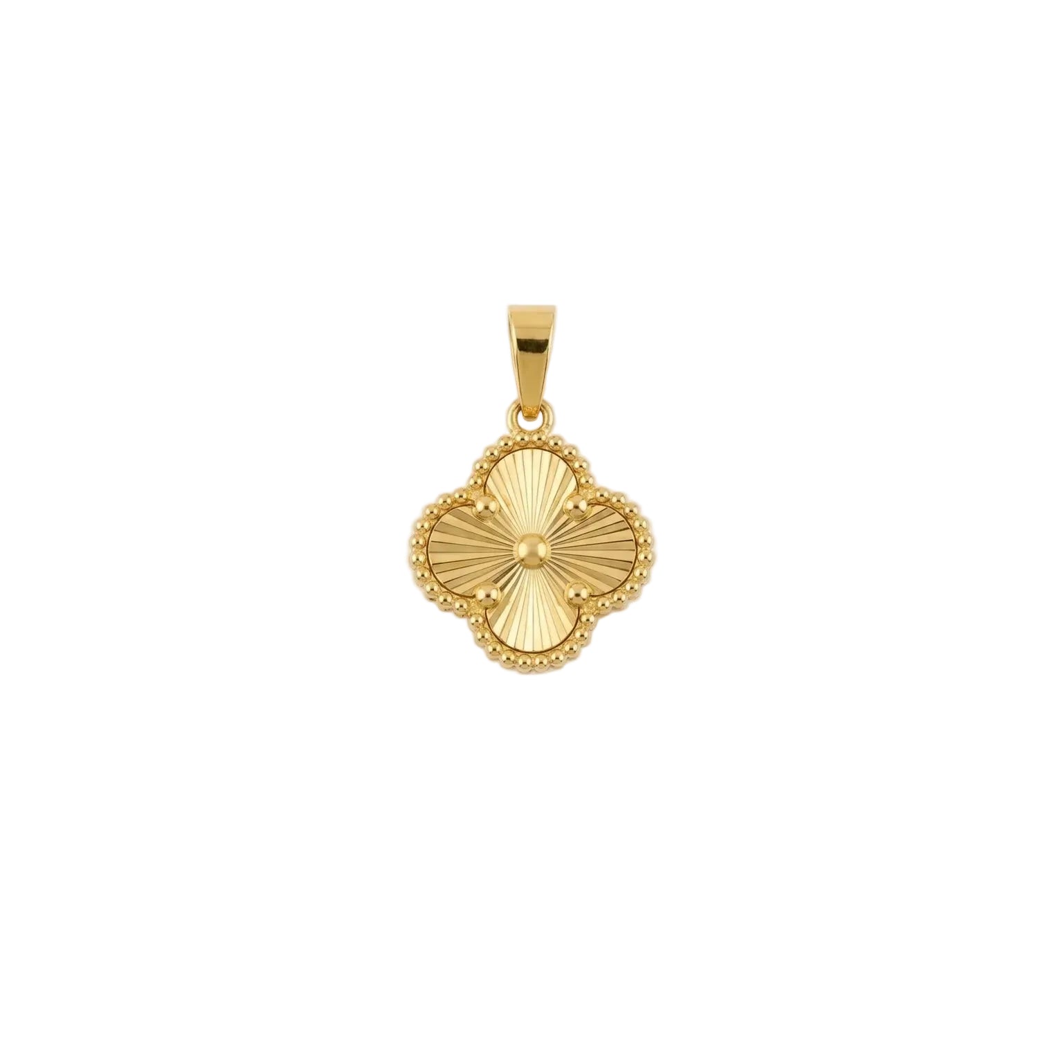 Golden Clover Pendant
