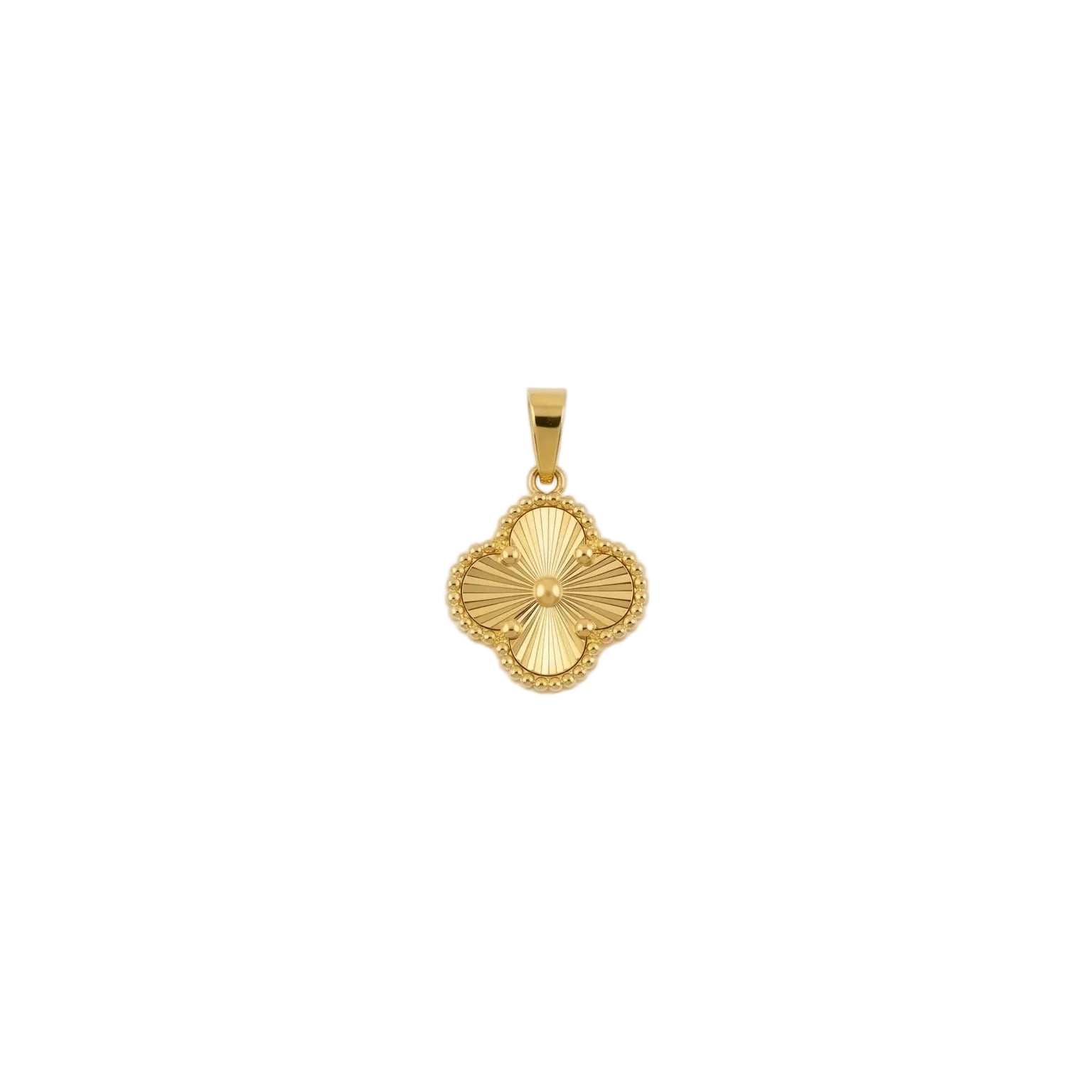 Golden Clover Pendant