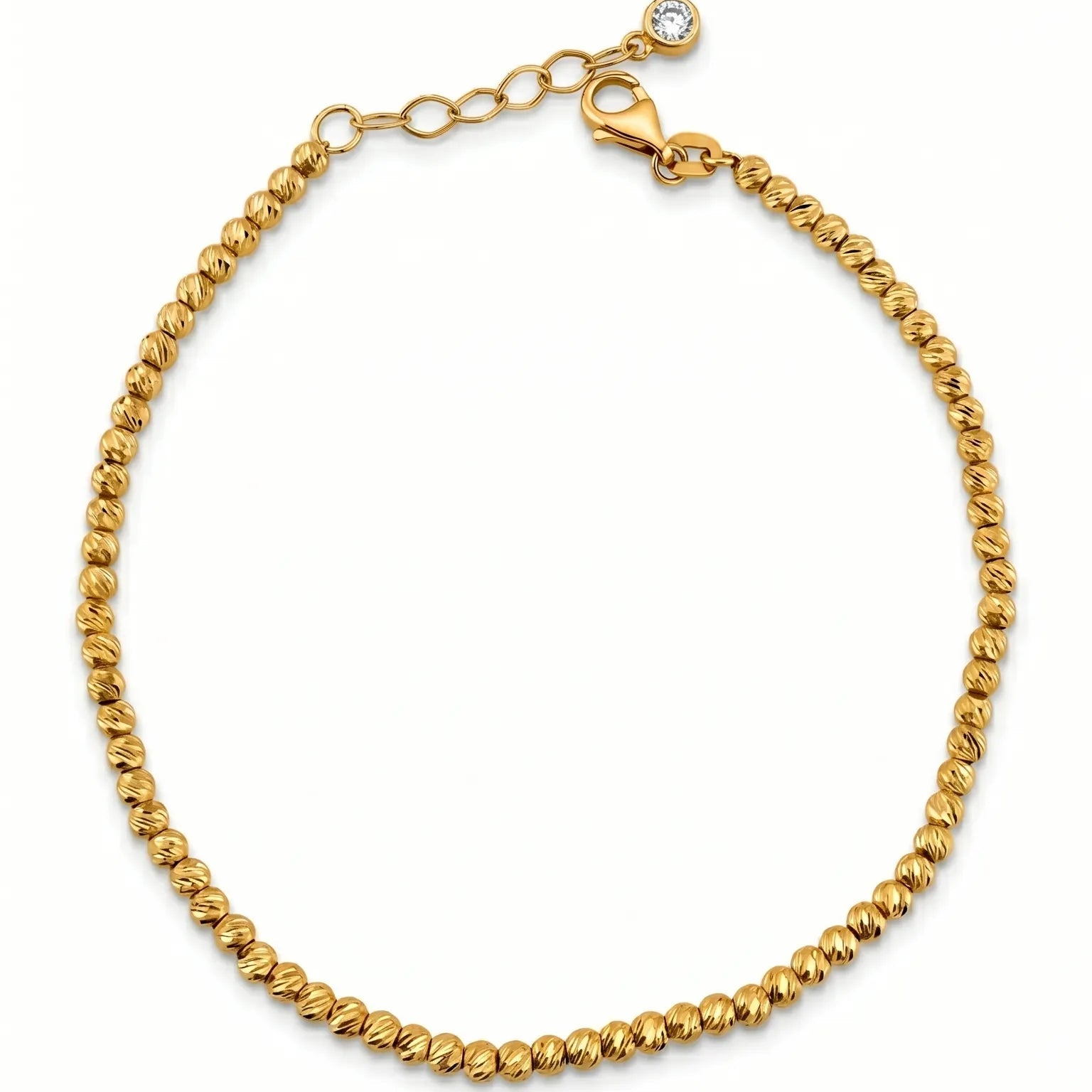 Diamond Bead Bracelet