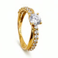 Zirconia Engagement Ring