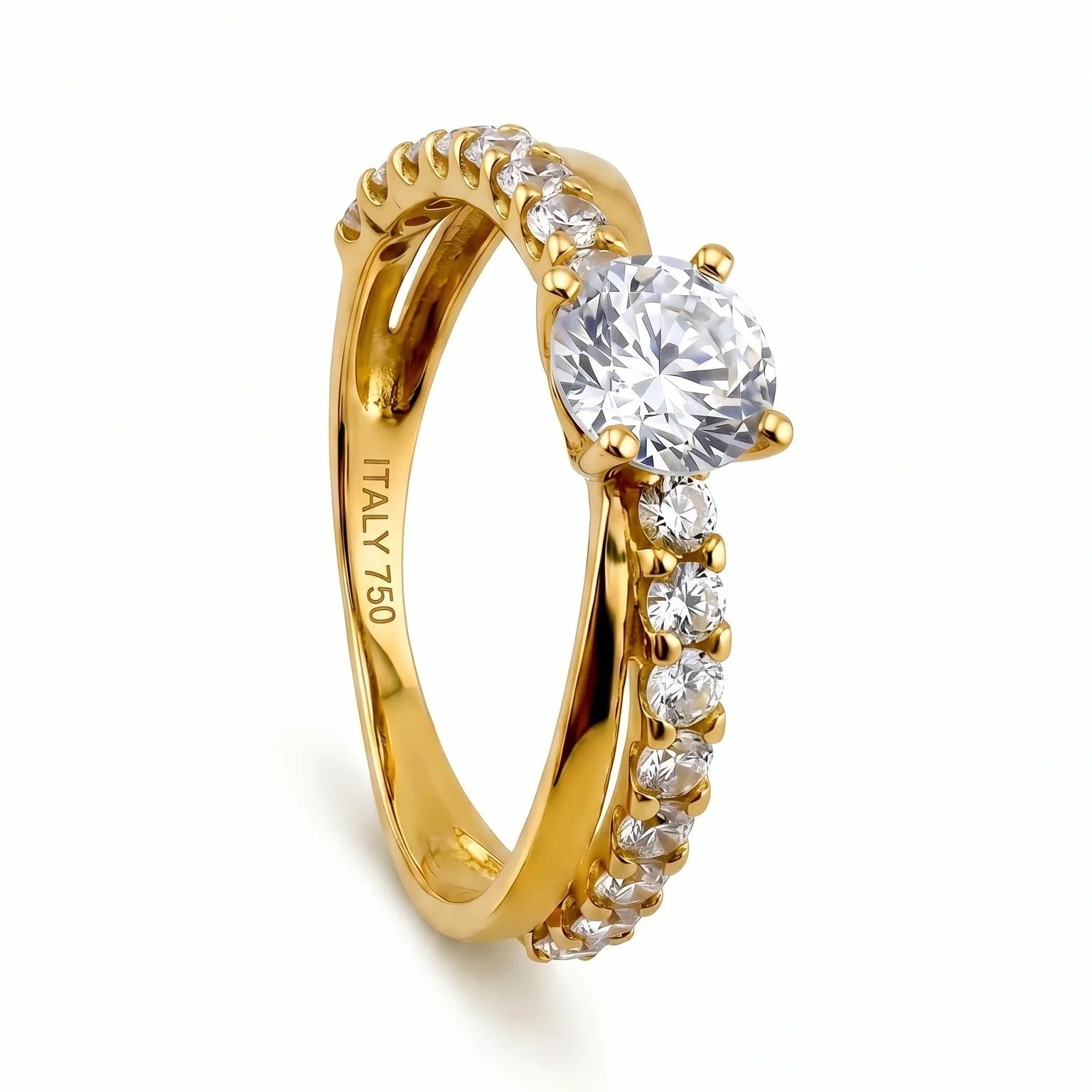 Zirconia Engagement Ring