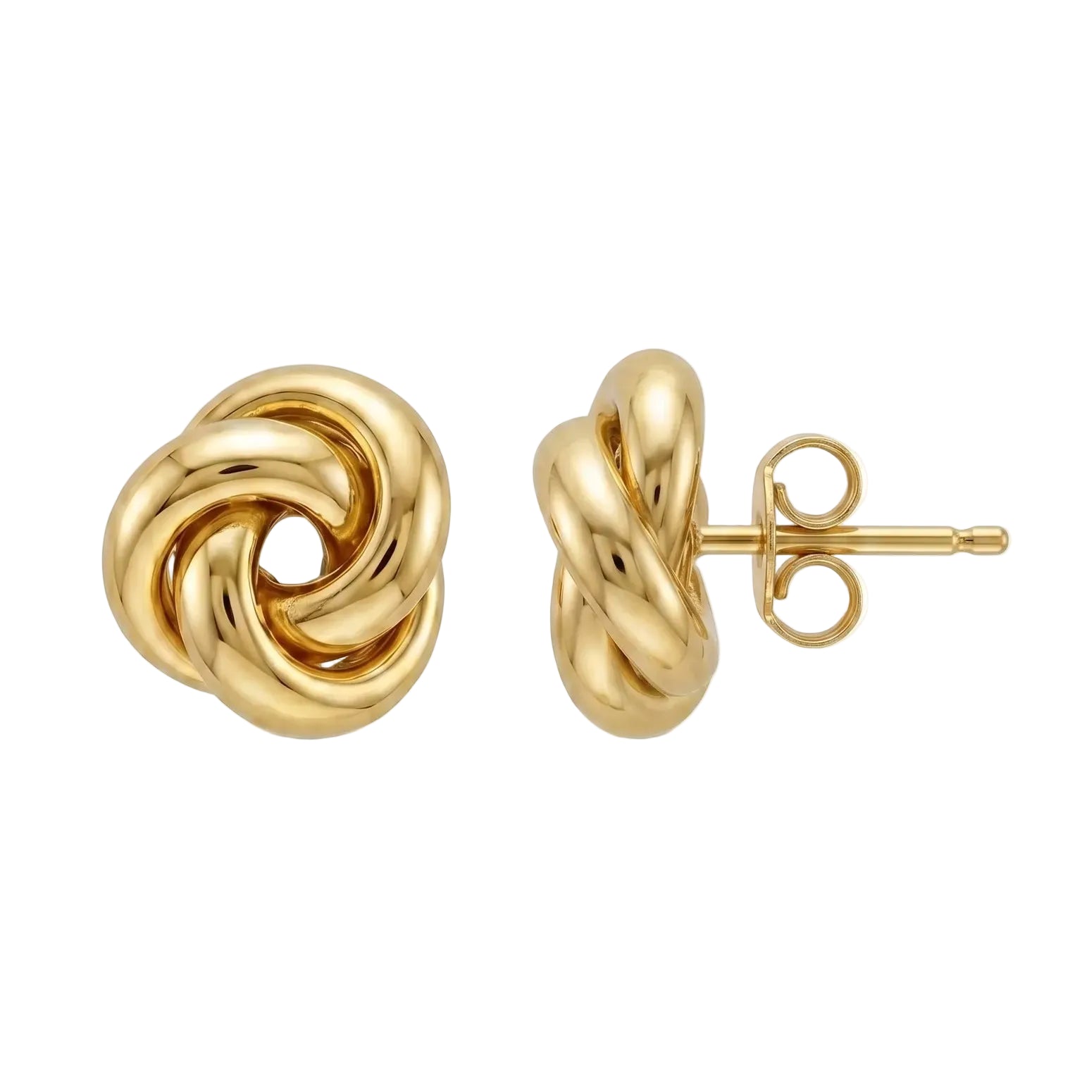 Gold Knot Studs