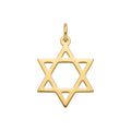 Flat Star Of David Pendant
