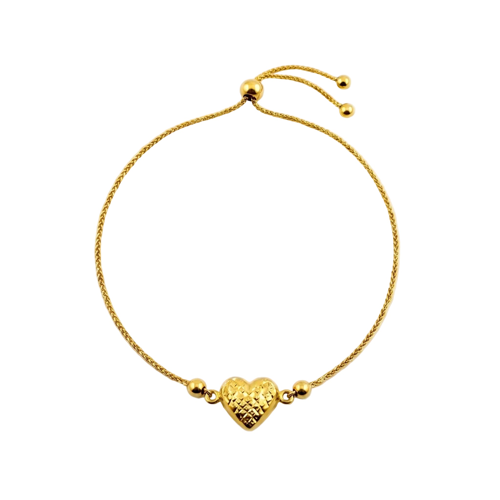 Adjustable Heart Bracelet
