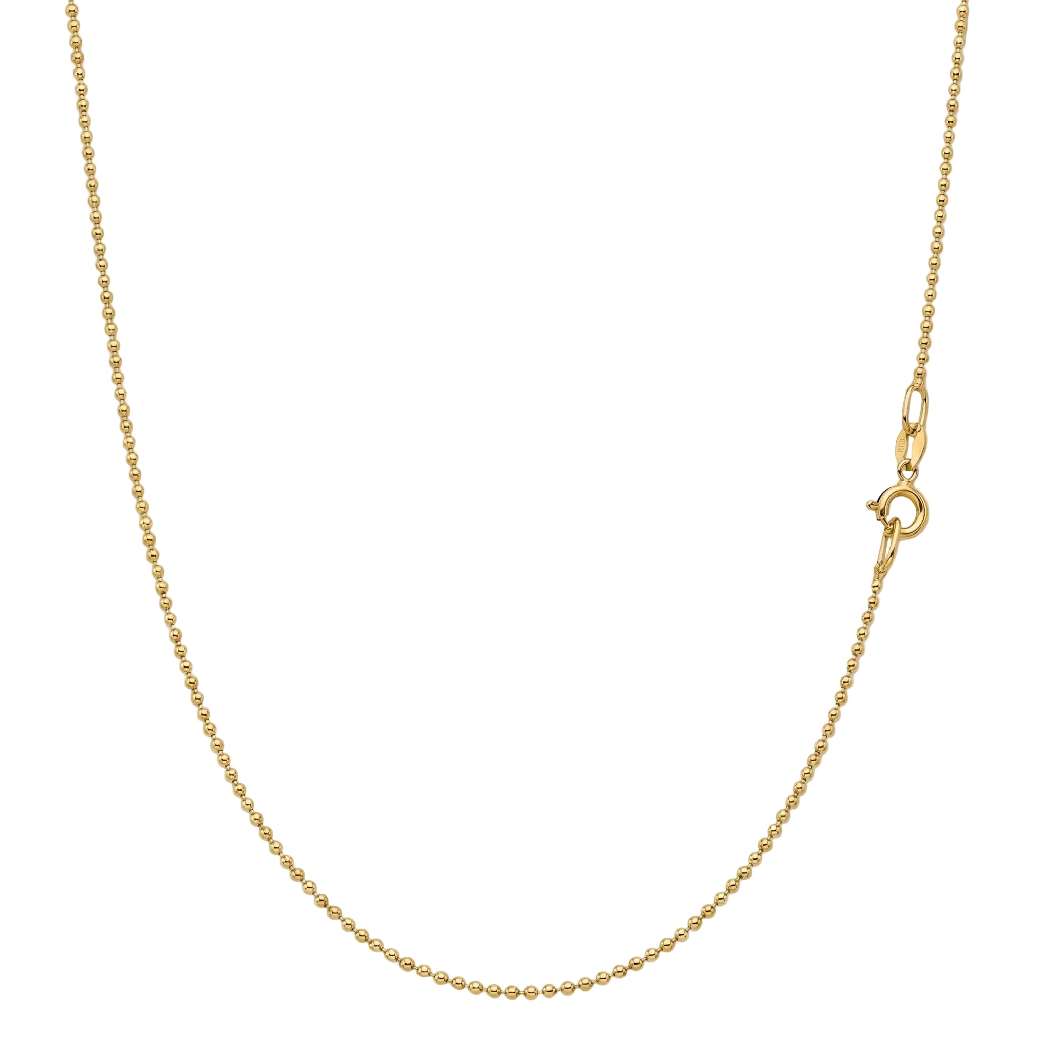Diamond-Cut Ball Necklace