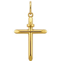 Tube Cross Pendant