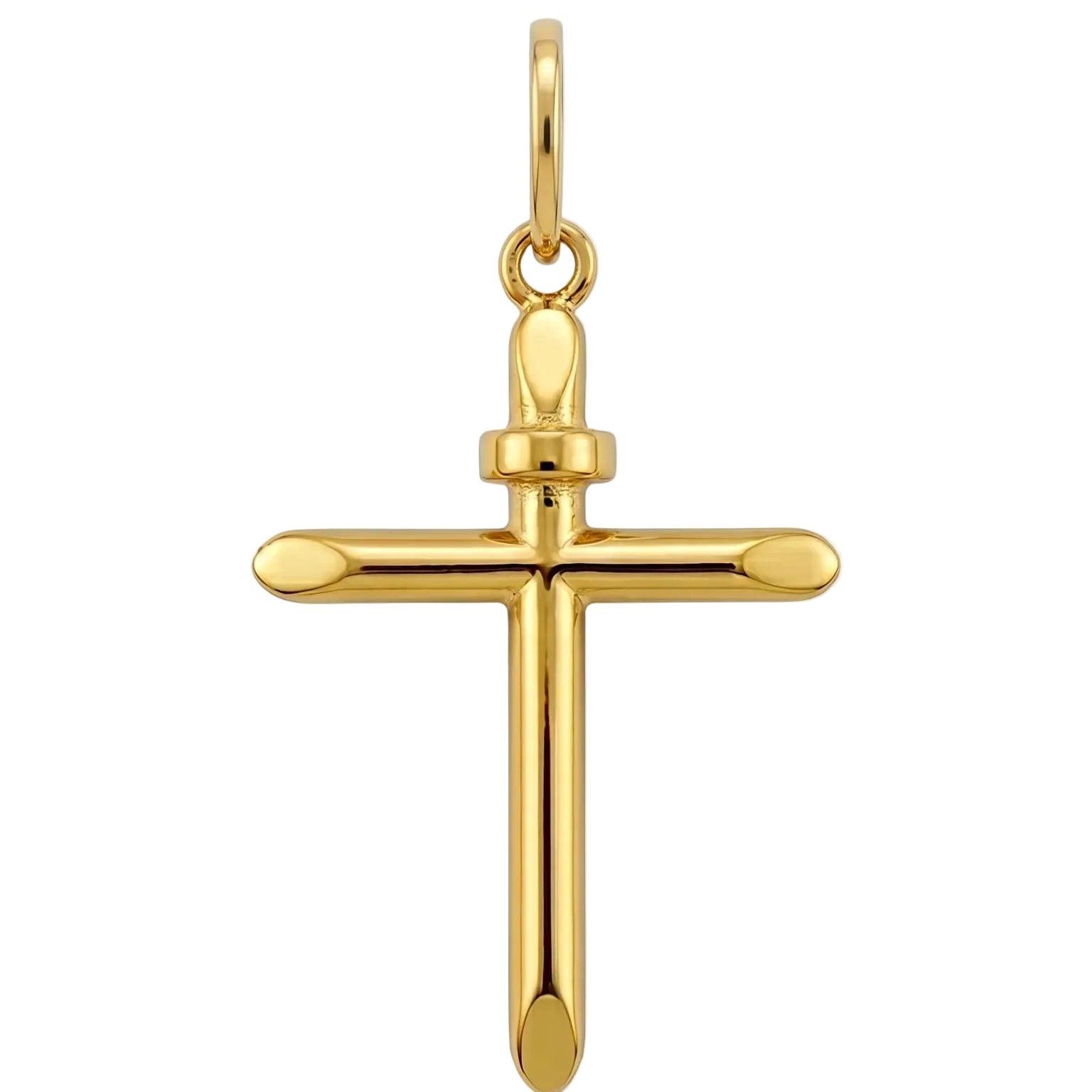 Tube Cross Pendant