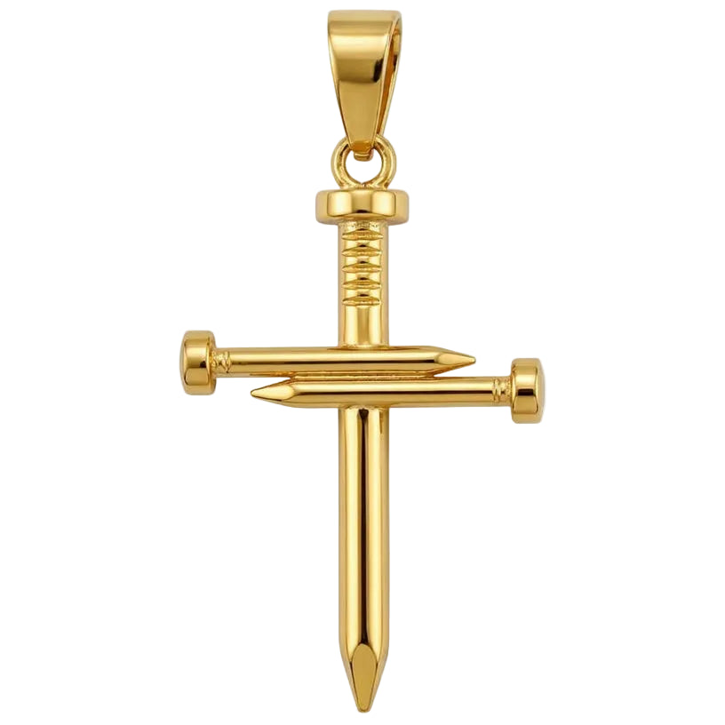 Nail Cross Pendant