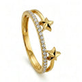 Shooting Star Zirconia Ring