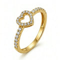Heart Zirconia Stones Ring