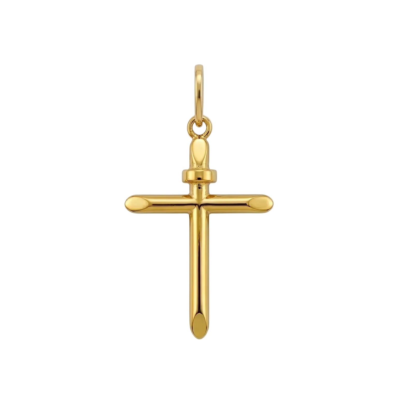 Tube Cross Pendant