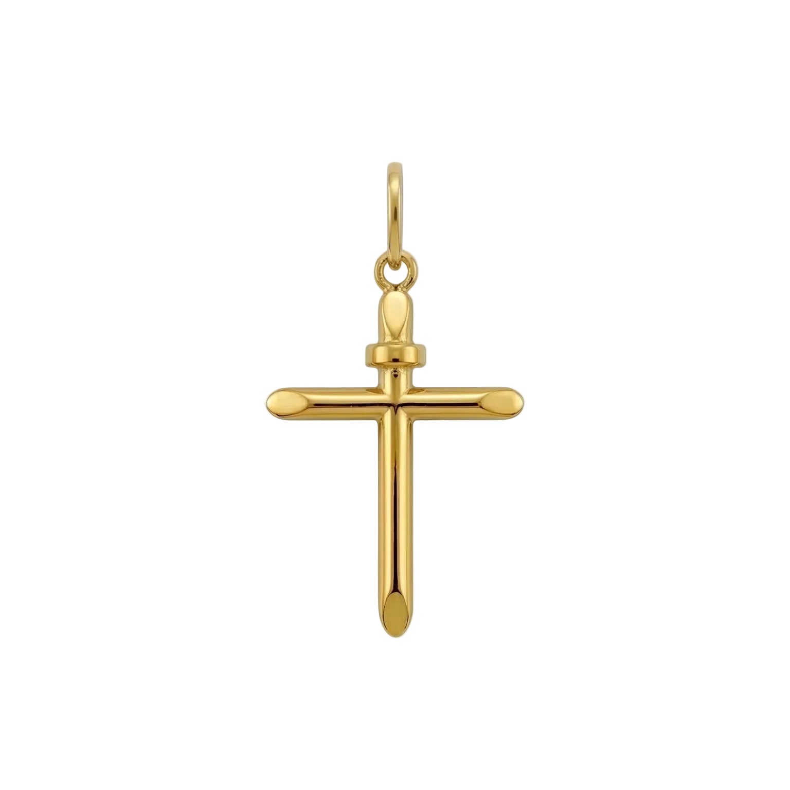 Tube Cross Pendant