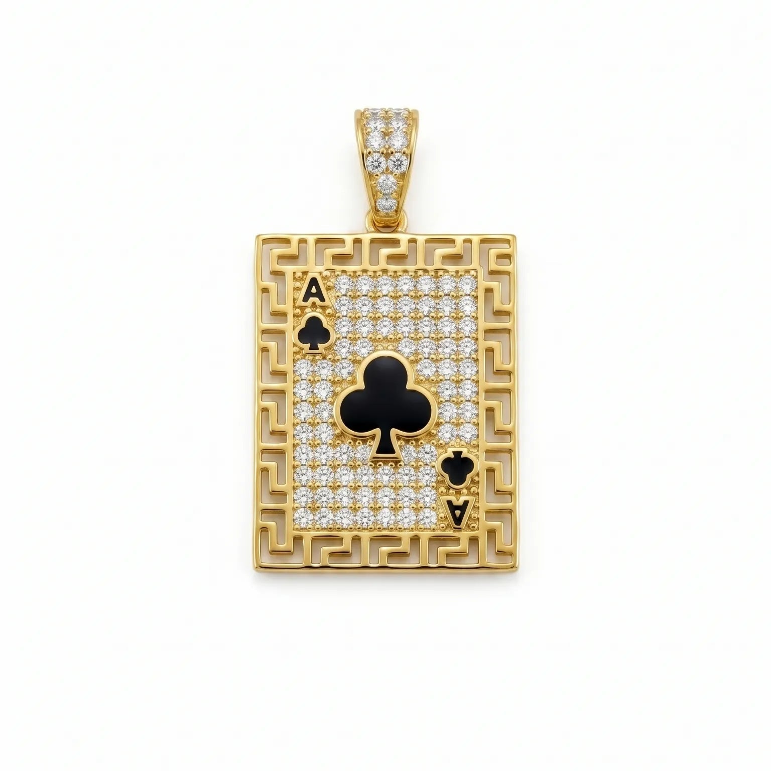 Ace of Clubs Pendant