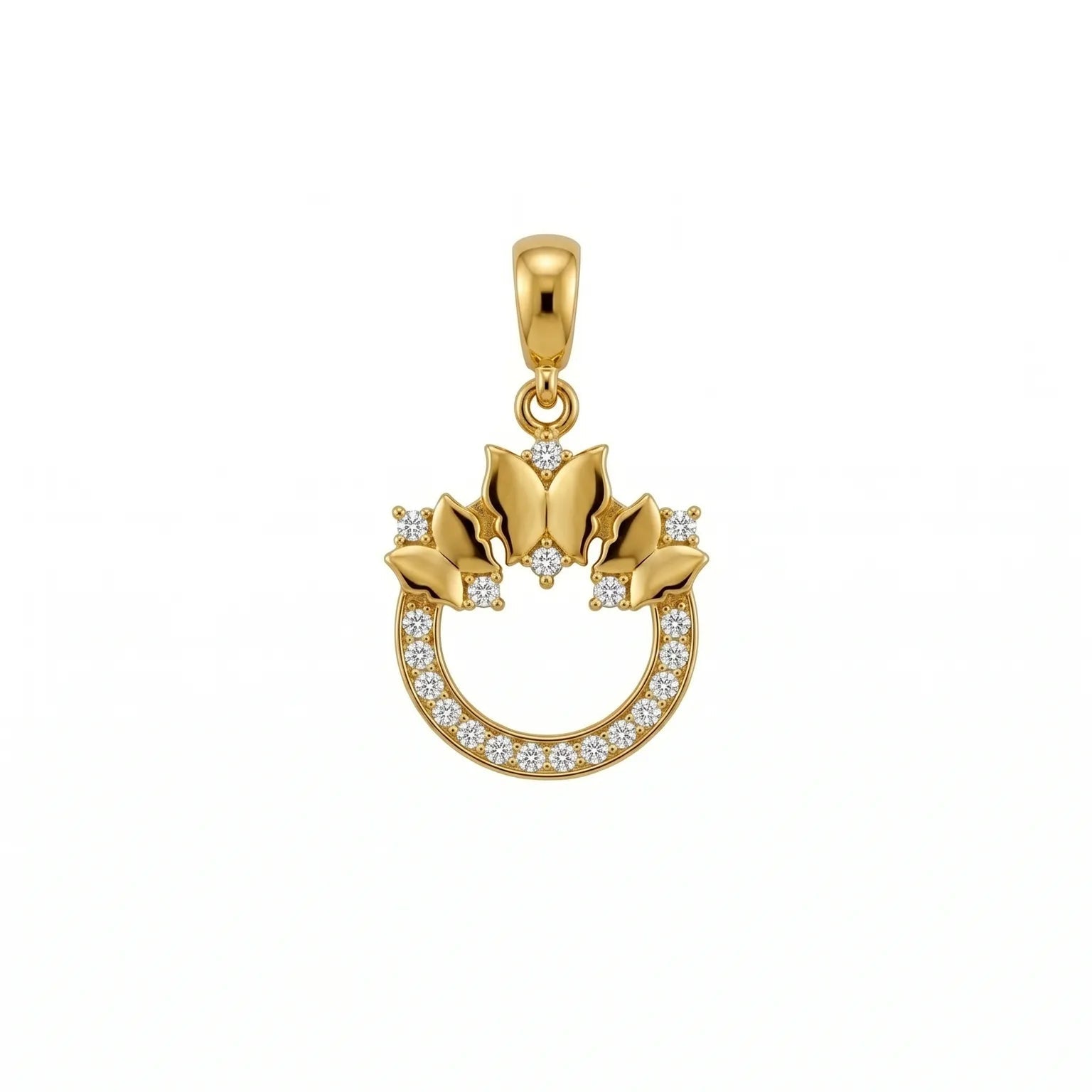 Butterfly Halo Pendant