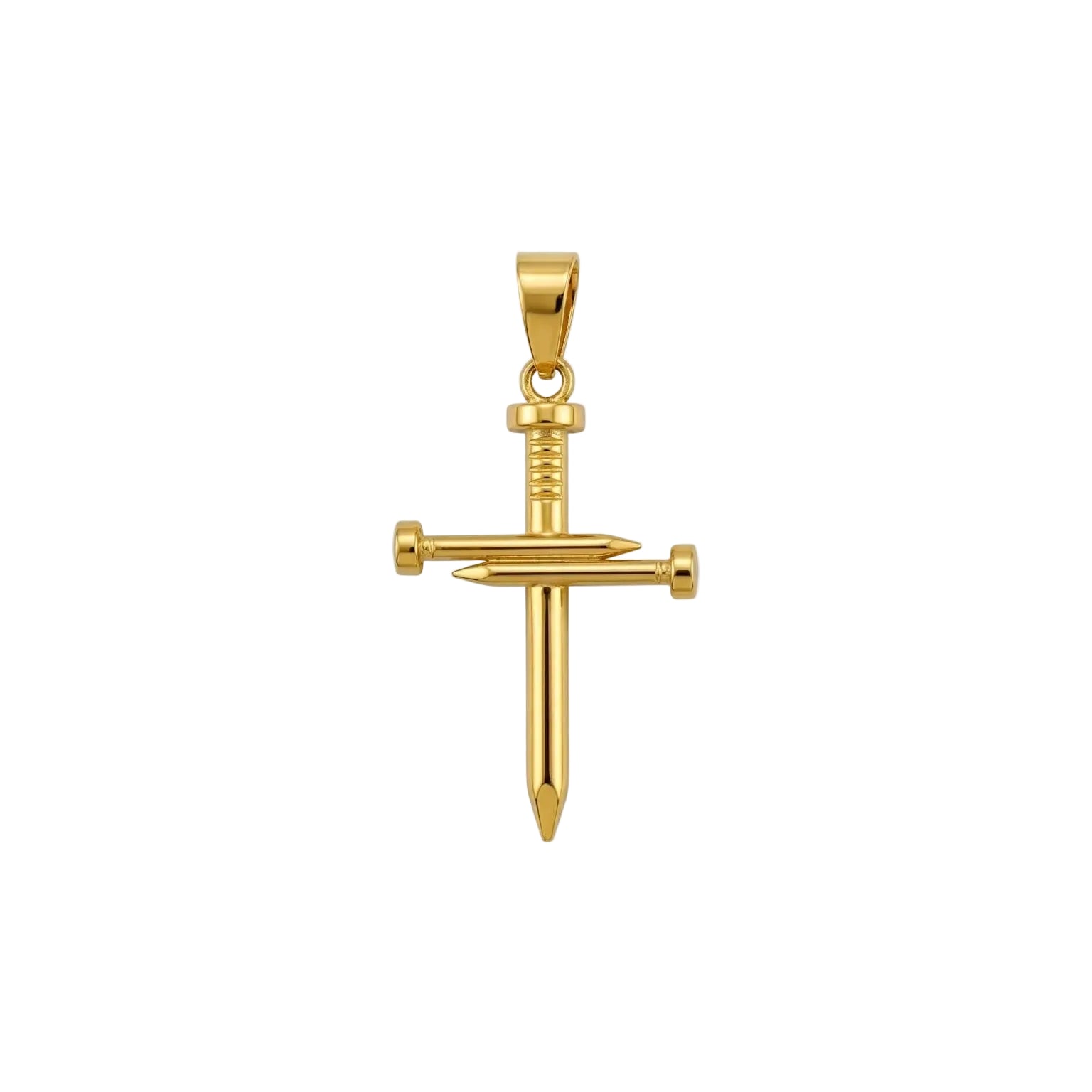 Nail Cross Pendant