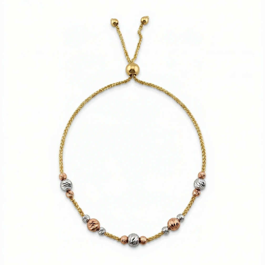Tri-color Gold Bracelet