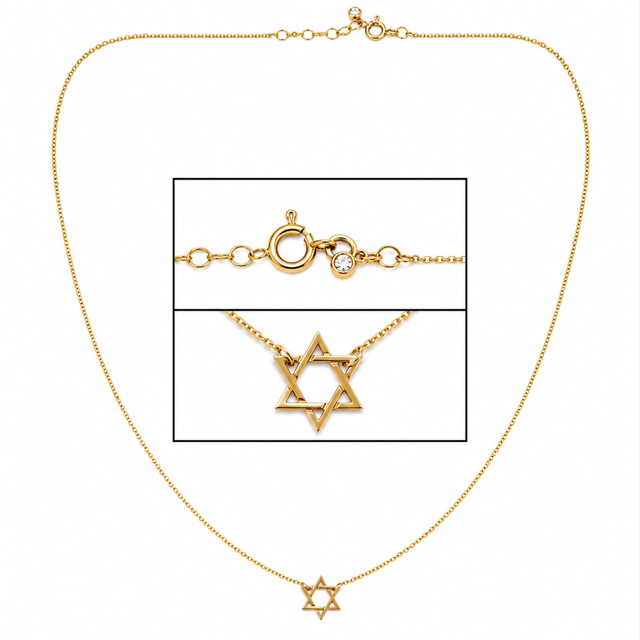 Star of David Necklace