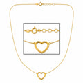 Open Heart Necklace